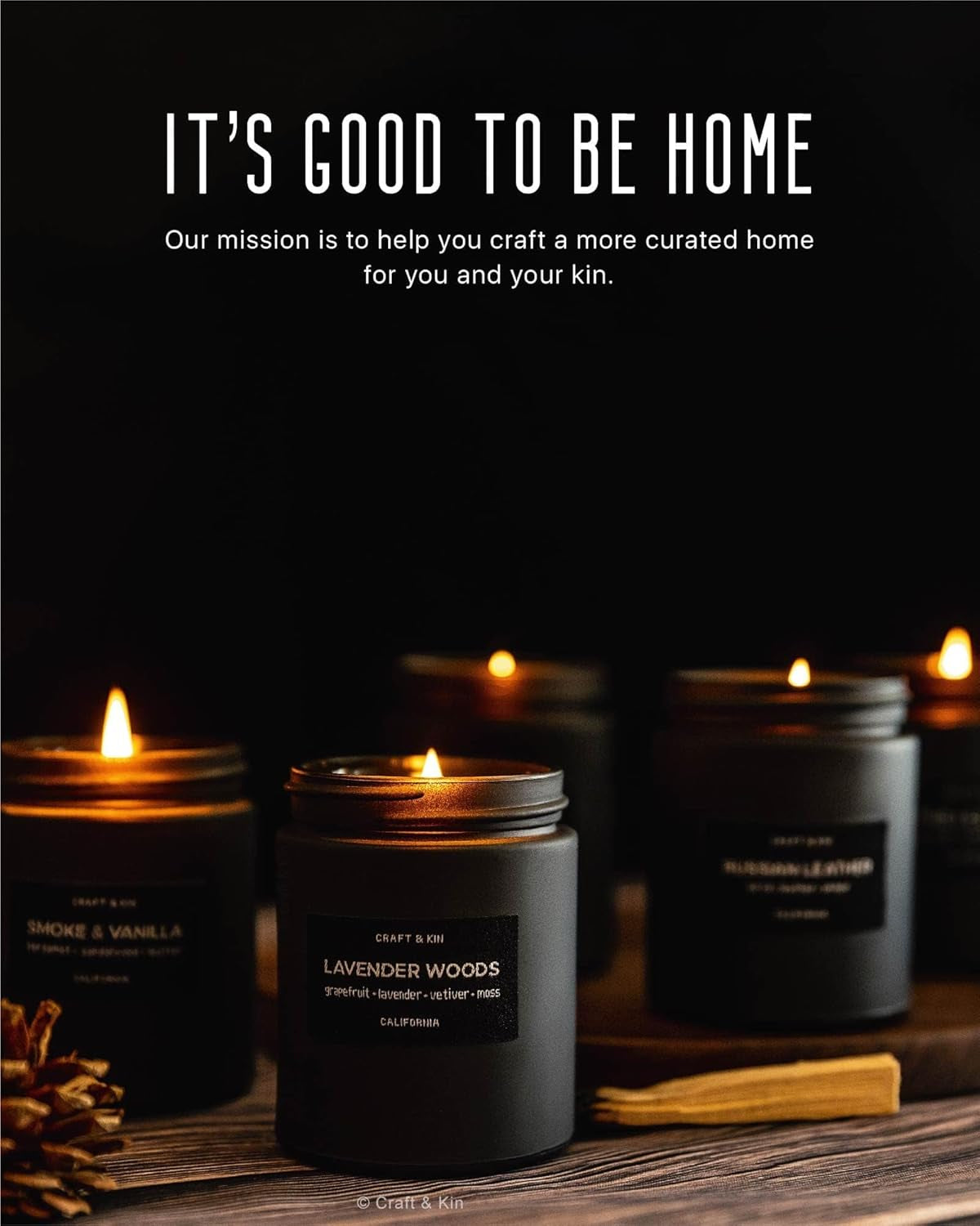 Premium Smoke & Vanilla Candle
